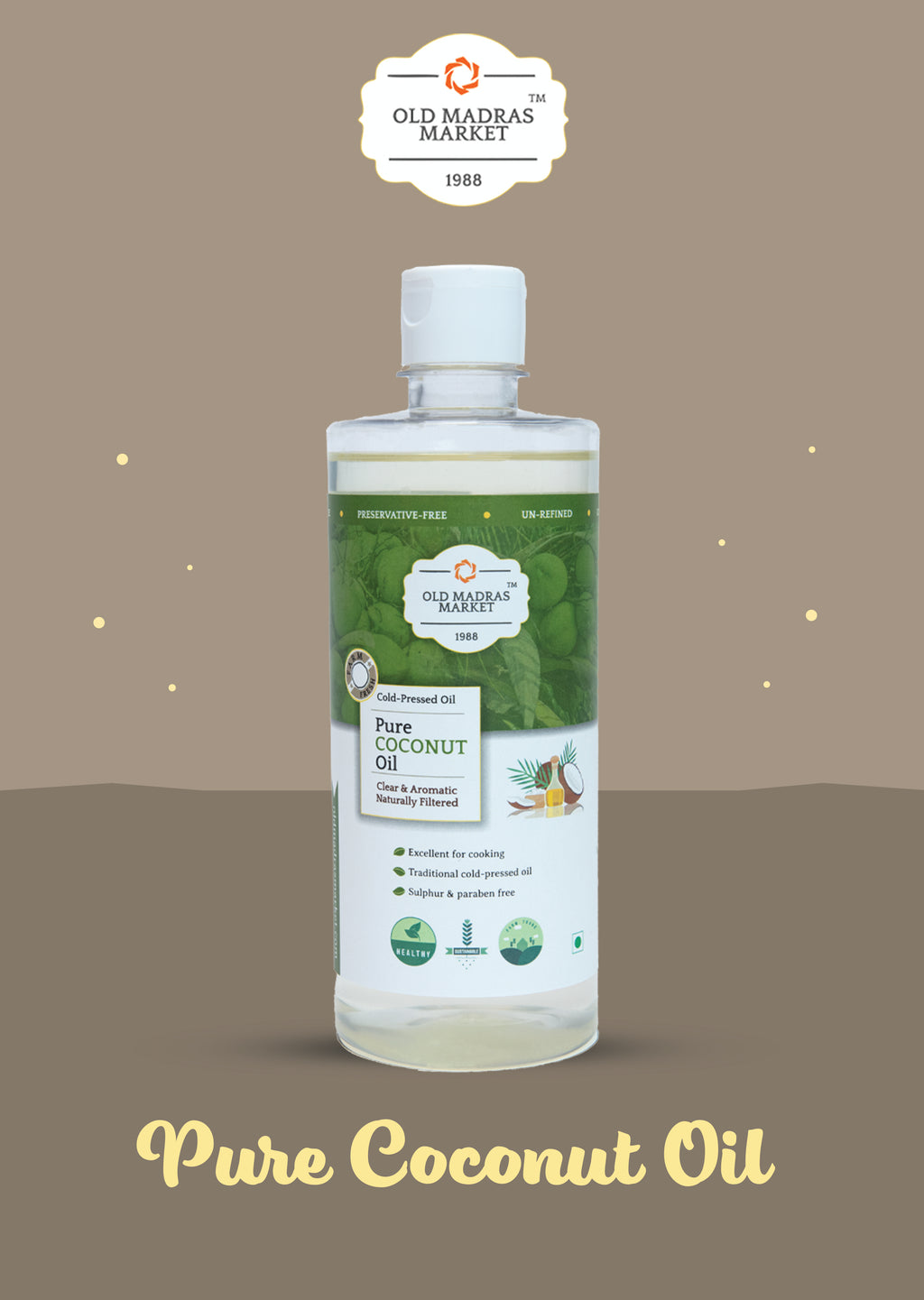 Cold Pressed Coconut Oil – Sulphur Free