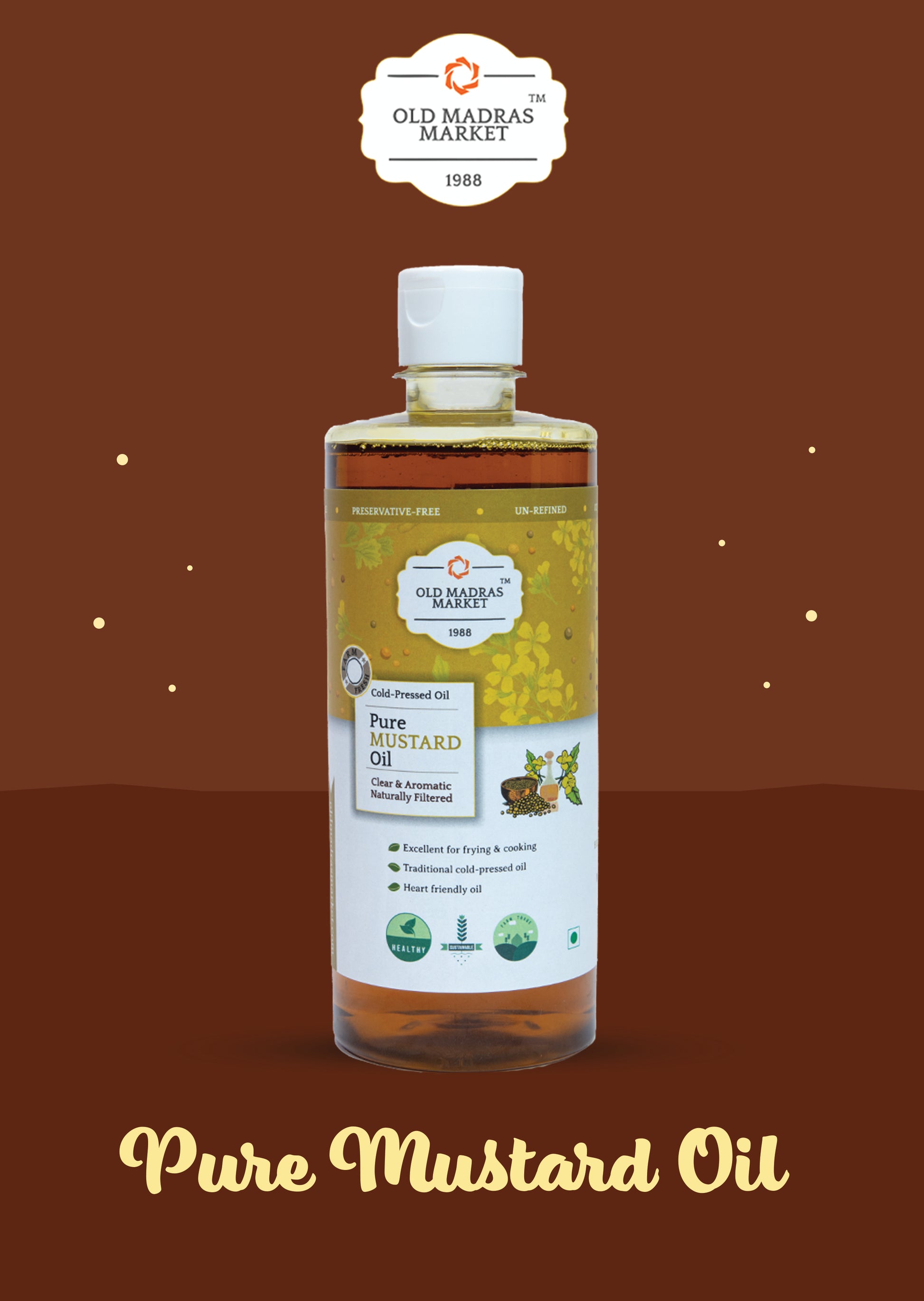 Cold Pressed Mustard Oil – Heart Friendly