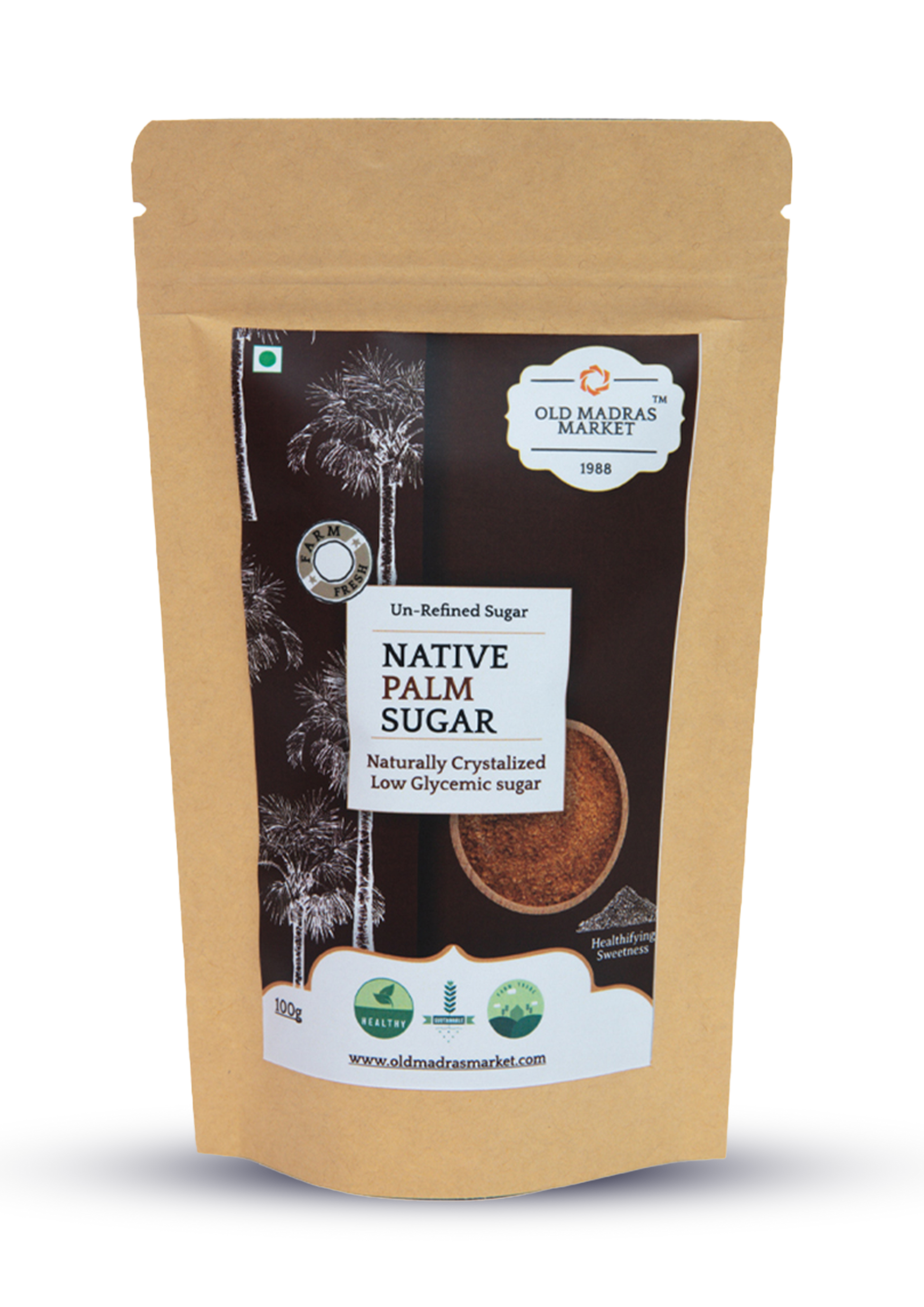 Palmyra Palm Sugar (Karupatti) - Unrefined