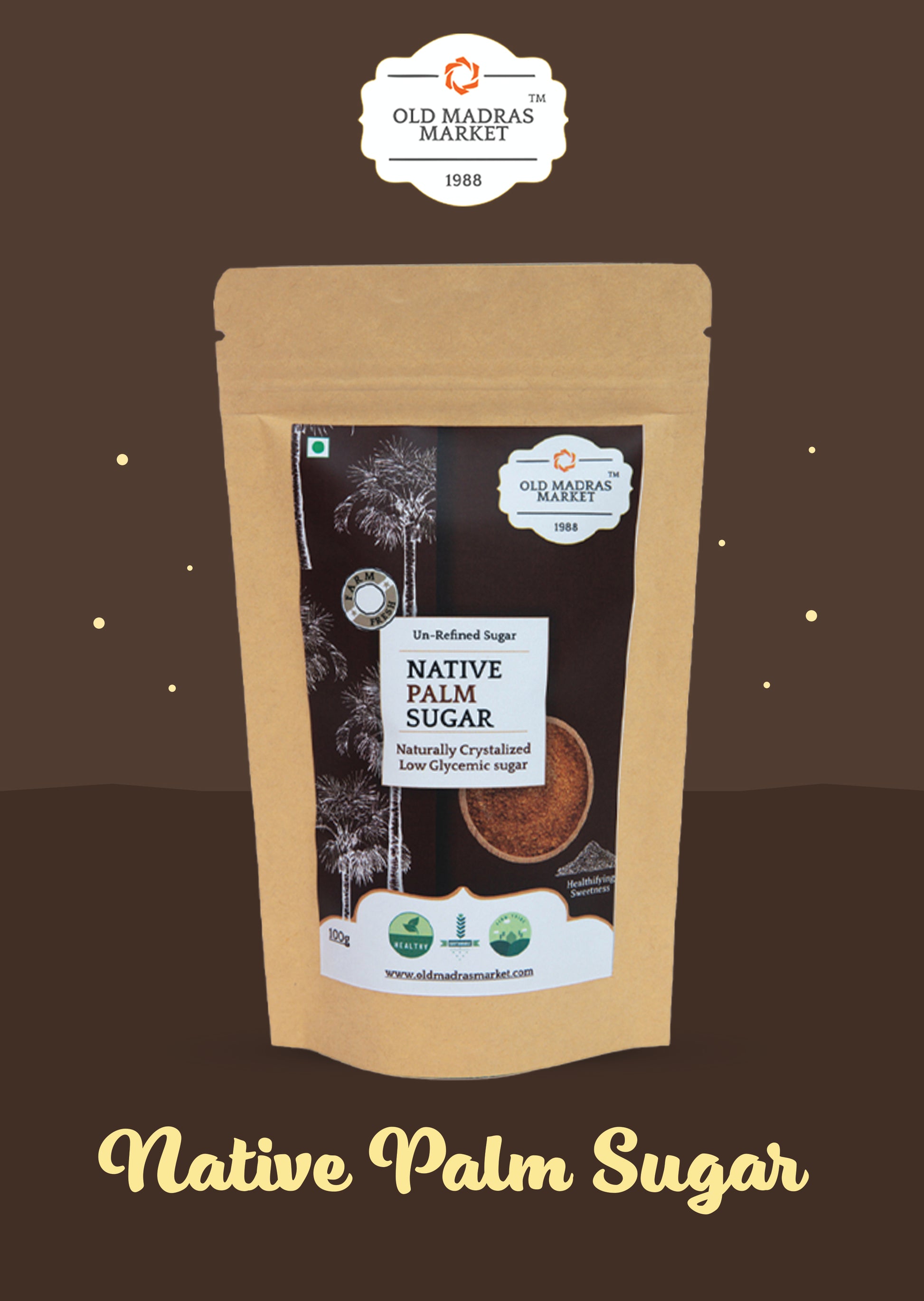 Palmyra Palm Sugar (Karupatti) - Unrefined