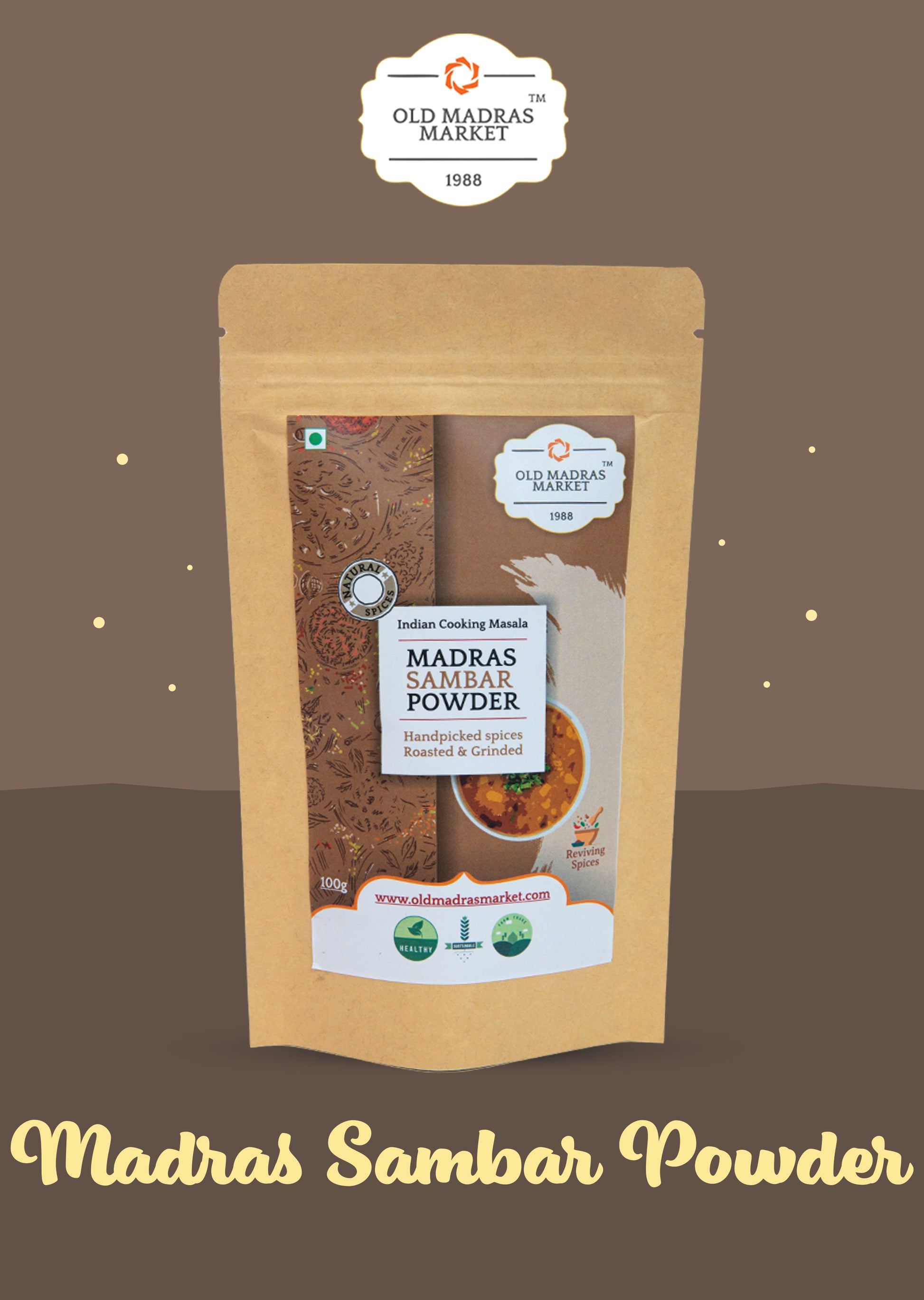 Madras Sambar Powder – Authentic South Indian Spice Blend